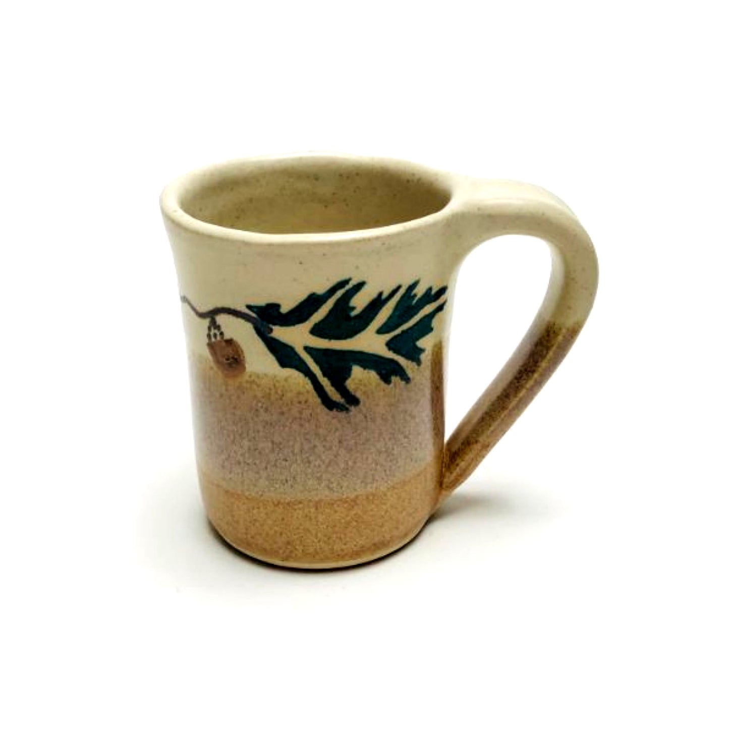 Stegall's Stoneware Round Mug, Oak Leaf