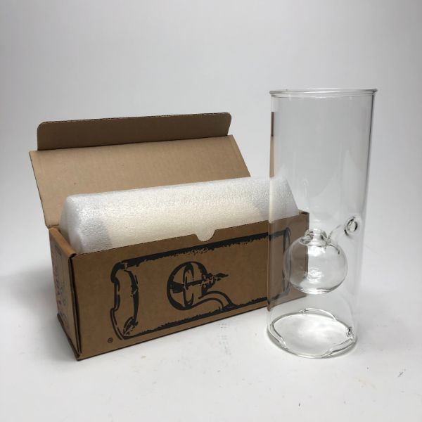 Wolfard Glass Oil Lamp, 12"