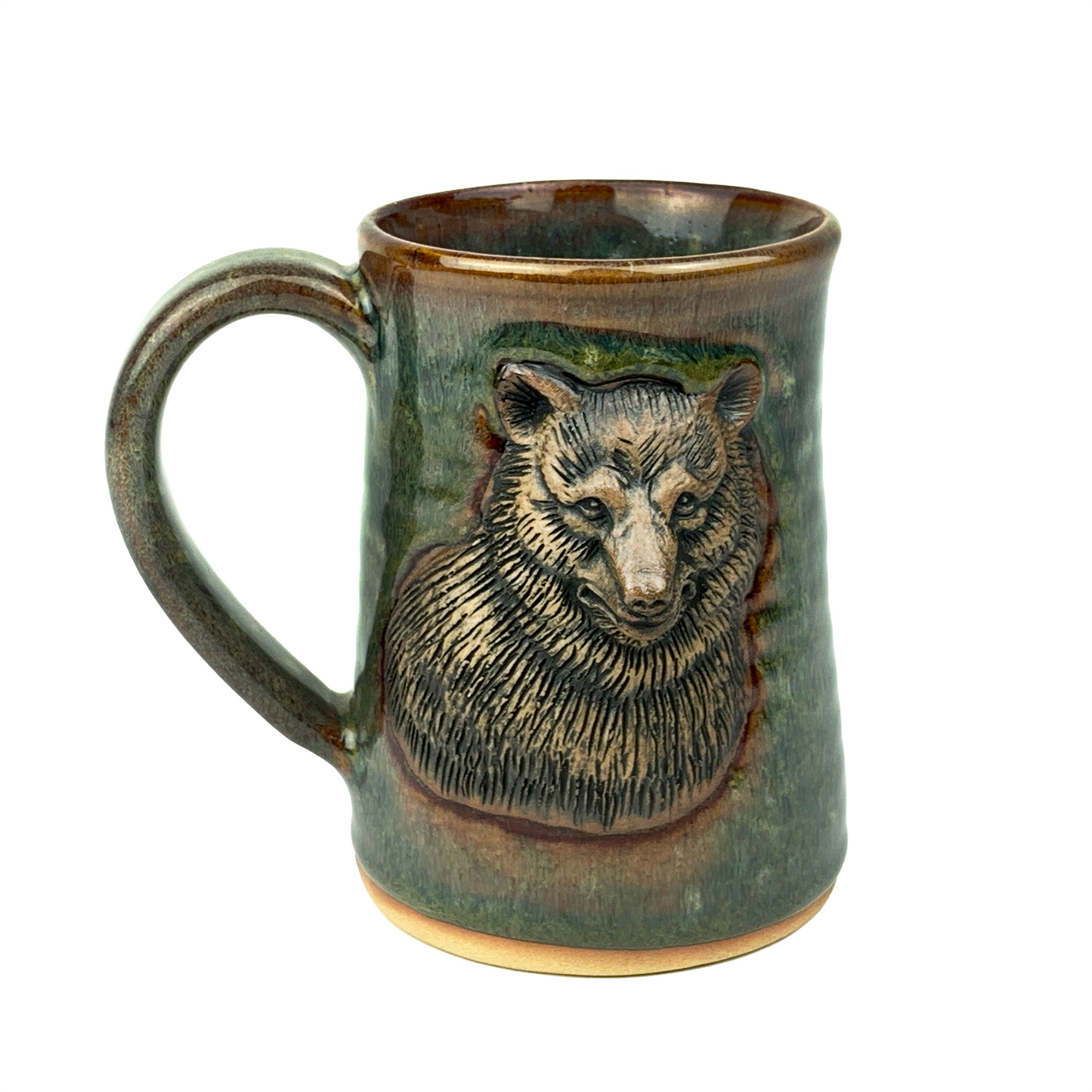 Always Azul Bear Mug Green