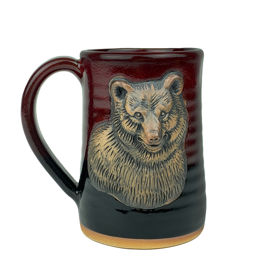 Always Azul Bear Mug Red