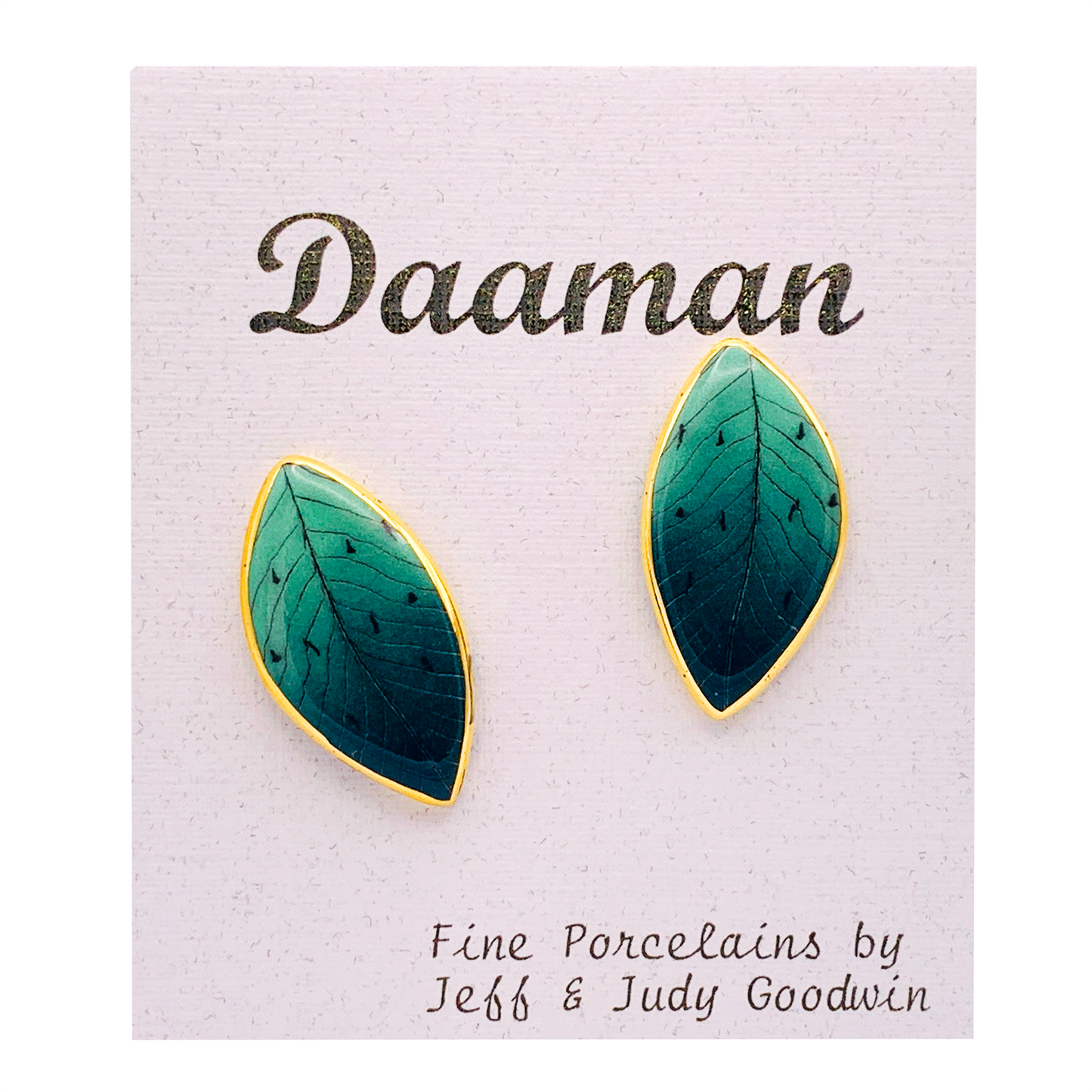 Green Leaf, Post Earring