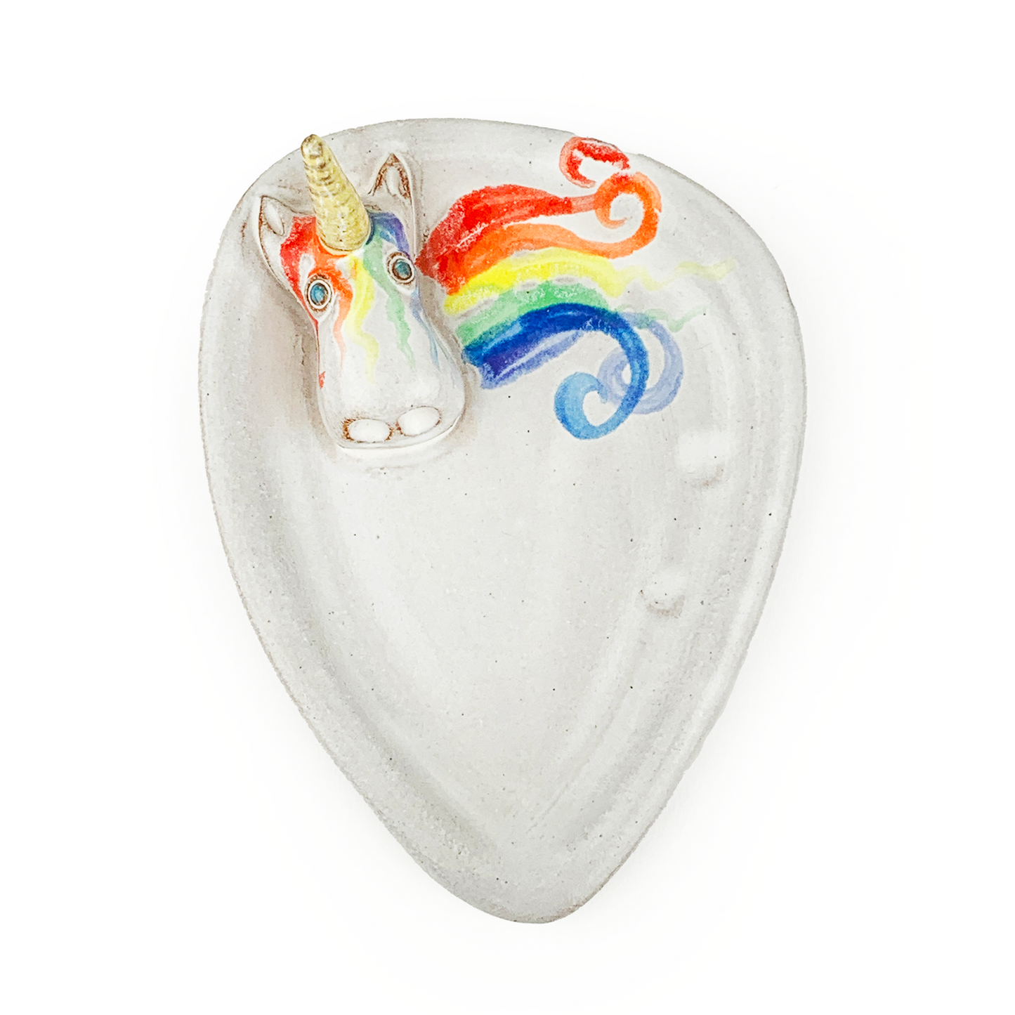 Mudworks Pottery Elwood Unicorn Spoon Rest