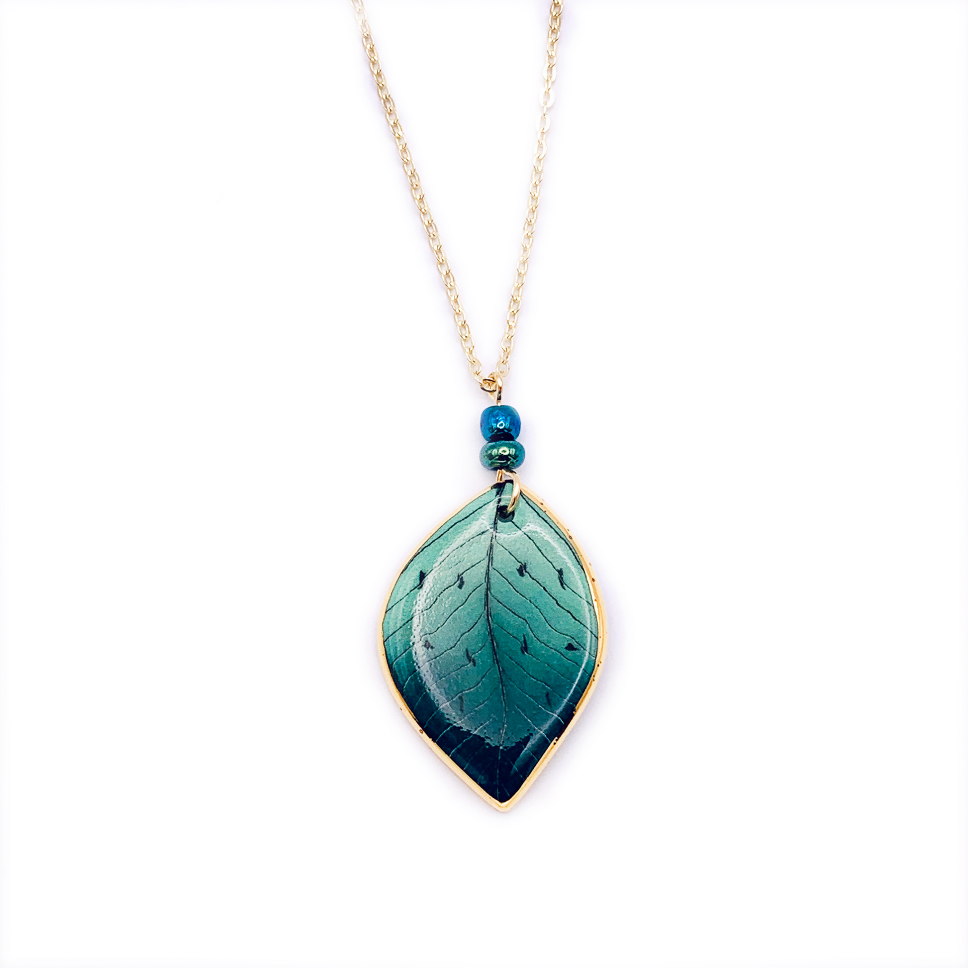 Green Leaf Necklace