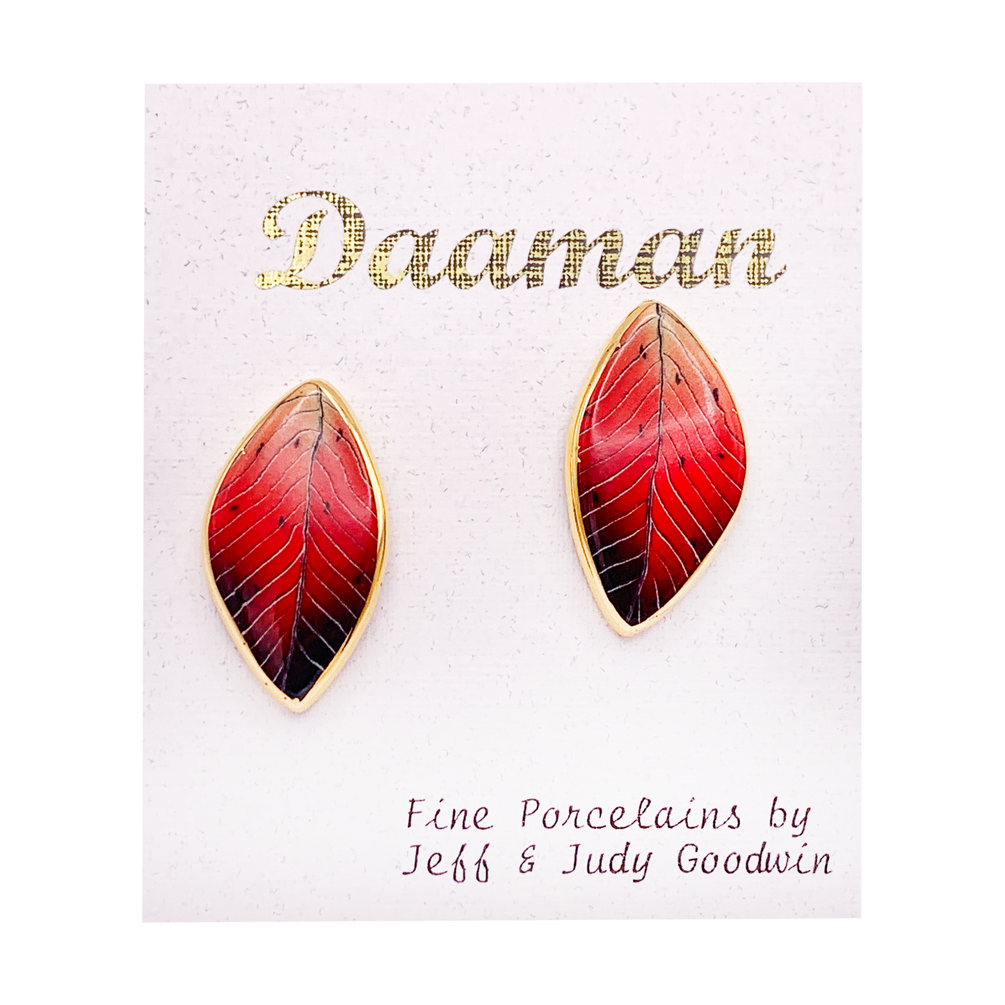 Fall Leaf, Post Earring