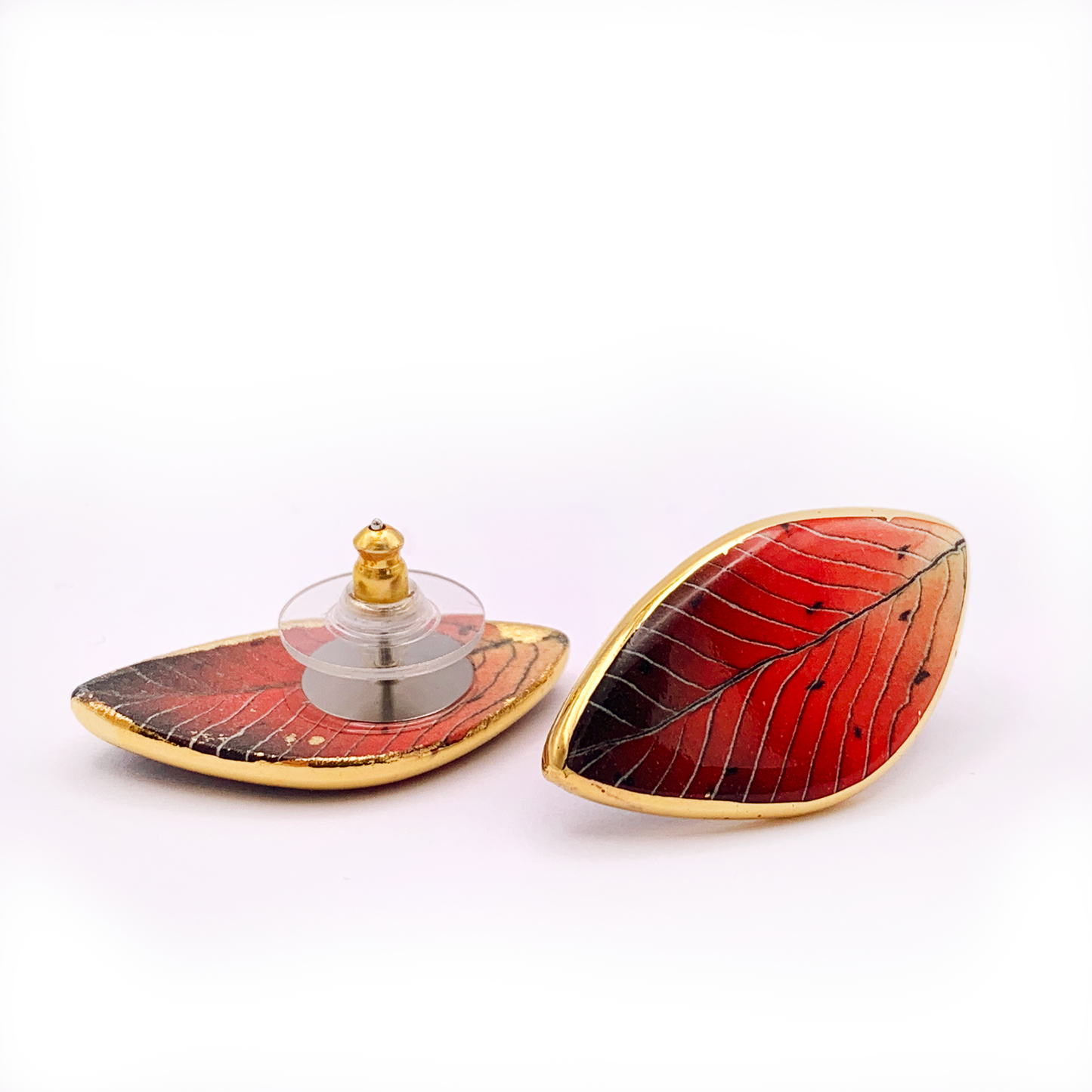 Fall Leaf, Post Earring