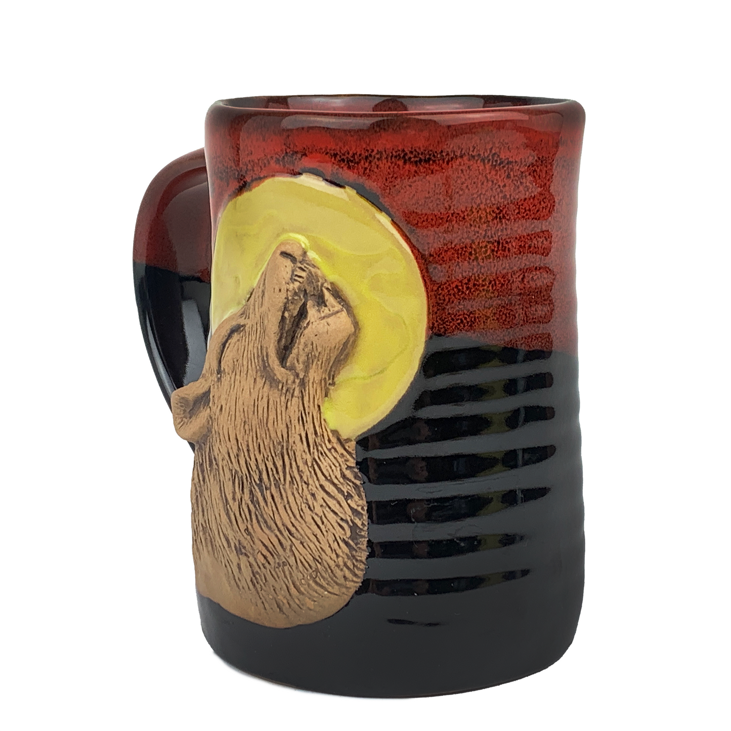 Always Azul Howling Wolf Tankard Red