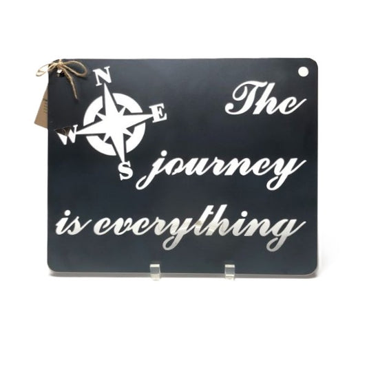 BE Creations "The Journey" Steel Sign