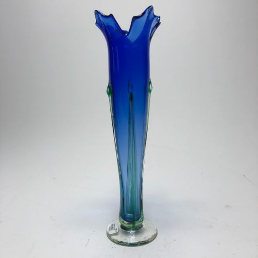 Callahan Mountain Flower Vase, Cobalt, Plain