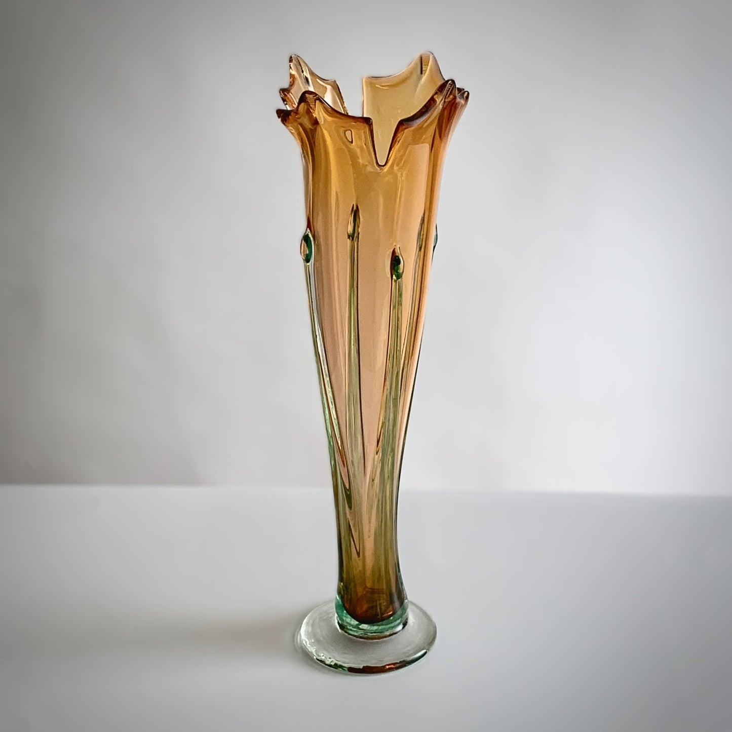 Flower Vase, Salmon, Plain