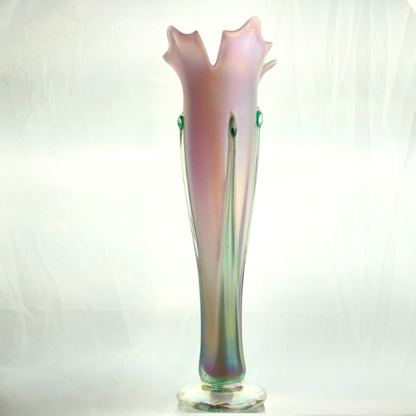 Callahan Mountain Flower Vase, Pink, Iridized