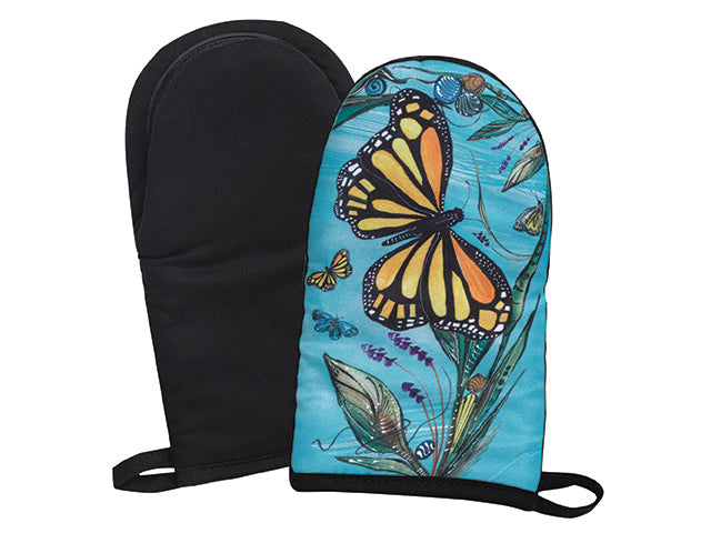 Clay Born Pottery & Textiles Oven Mitt Monarch