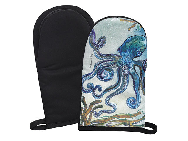 Clay Born Pottery & Textiles Oven Mitt Octopus