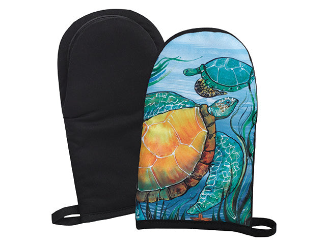 Clay Born Pottery & Textiles Oven Mitt Sea Turtle