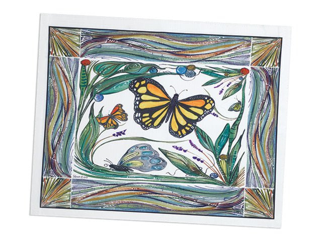 Clay Born Pottery & Textiles Placemat Monarch