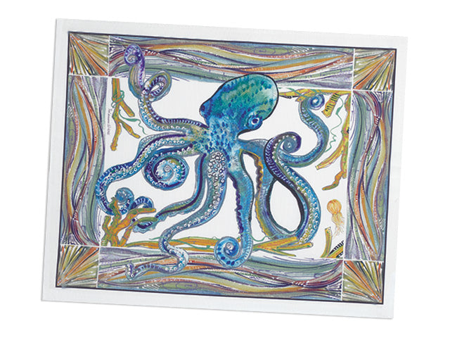 Clay Born Pottery & Textiles Placemat Octopus