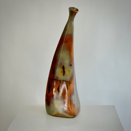 Cosmic Clay Sculptural Flame Vase