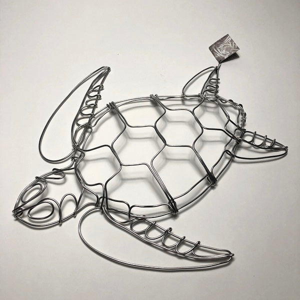 Drawn Metal Wire Sea Turtle – New Morning Gallery
