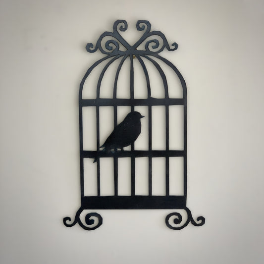 Elizabeth Keith Designs Black Bird in Cage