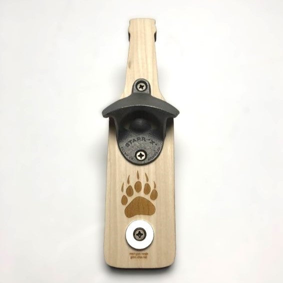 Bottle Opener Bear Paw