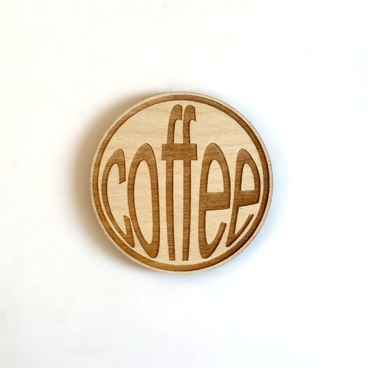 G3 Studios Wood Coaster, Coffee