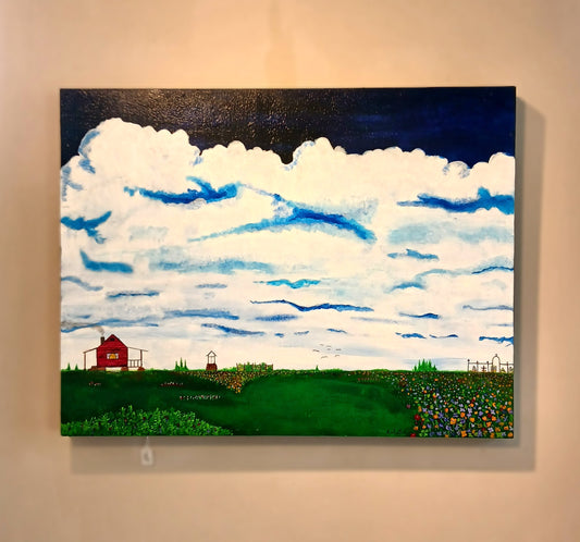 Randal Gary "Surface Popper Lure" Painting