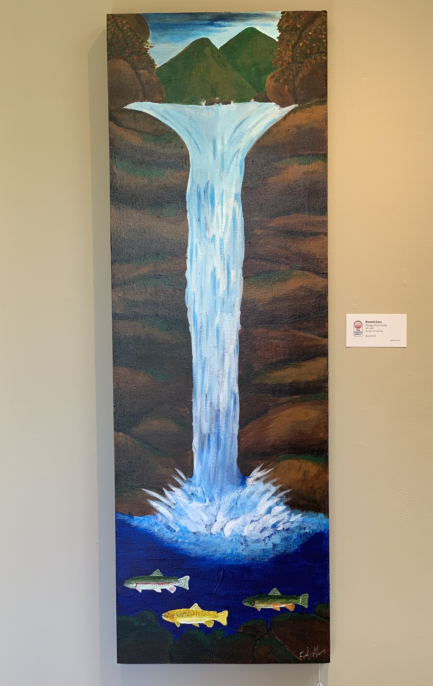 Randal Gary "Surface Popper Lure" Painting