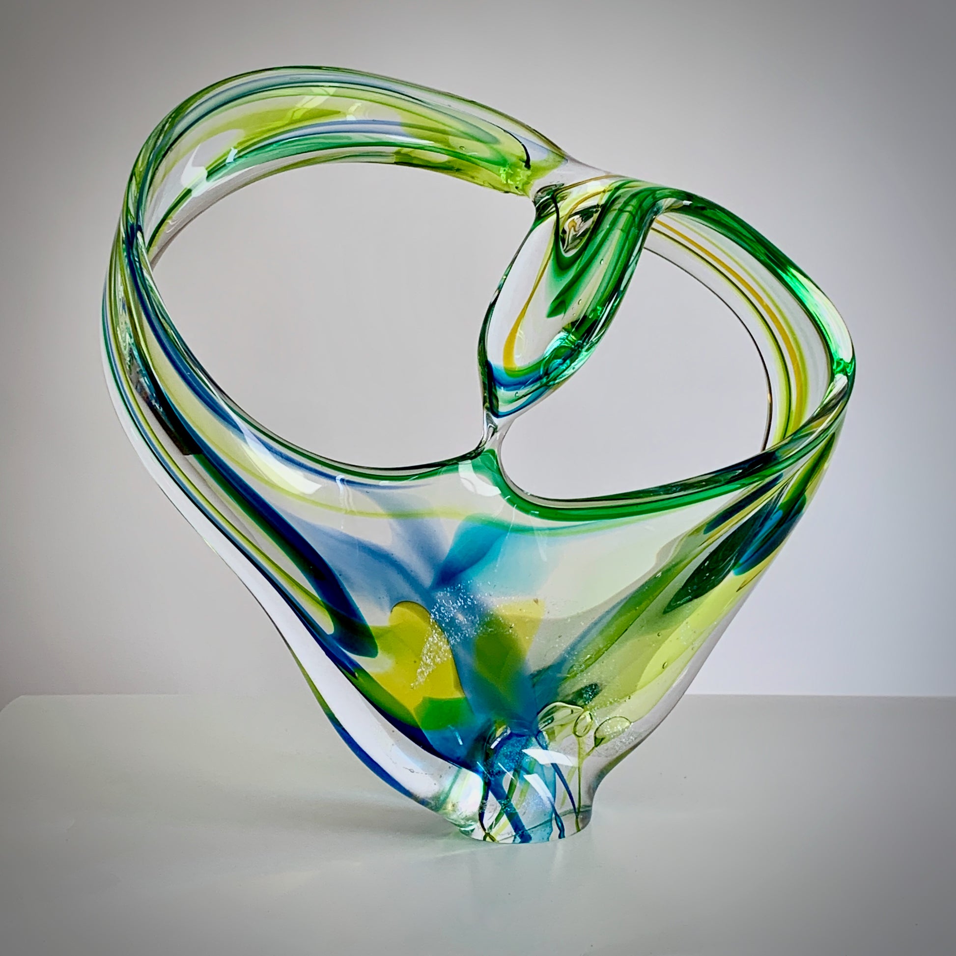 Goldhagen Art Glass Pretzel in Neptune