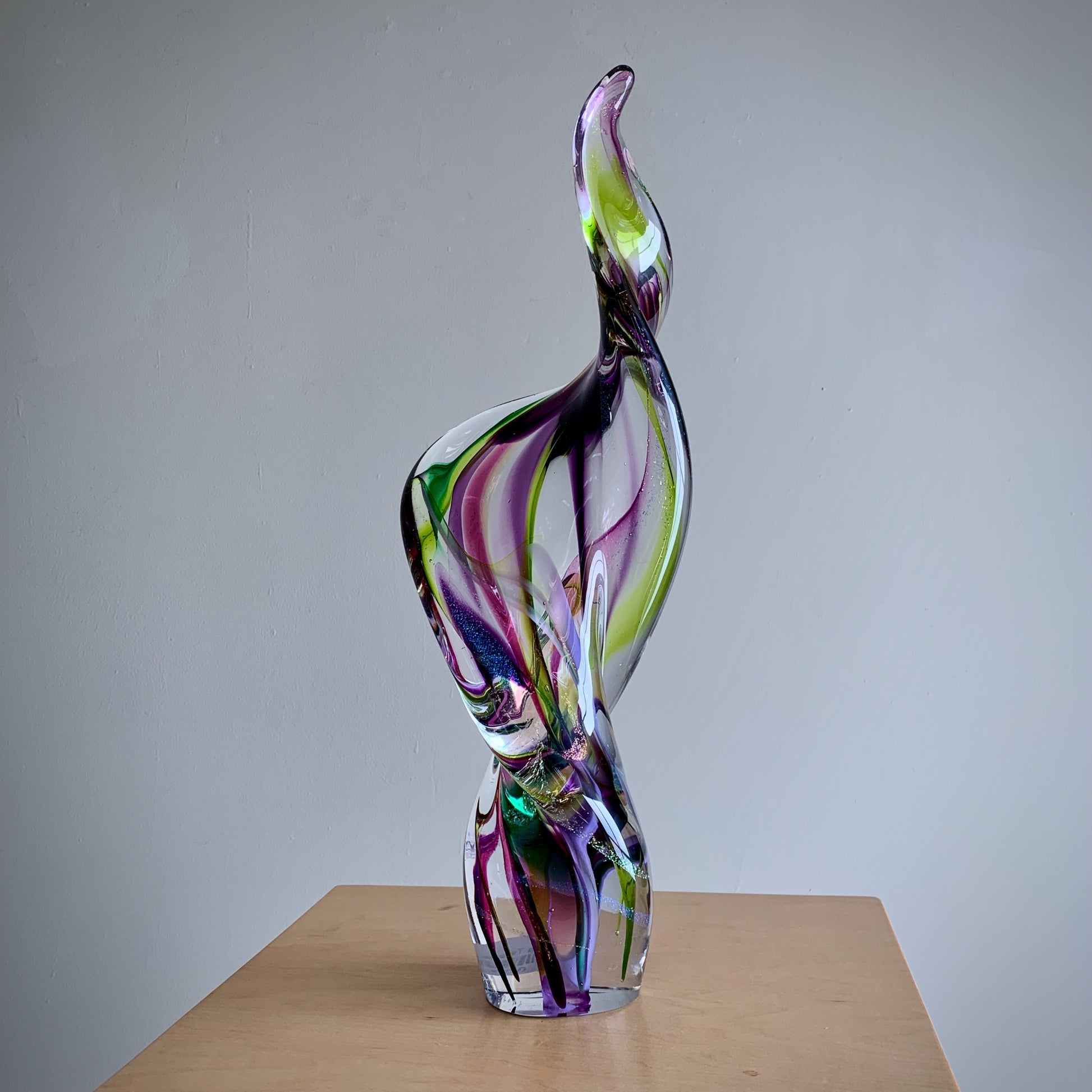 David Goldhagen Arm Up Twist in Purple/Green