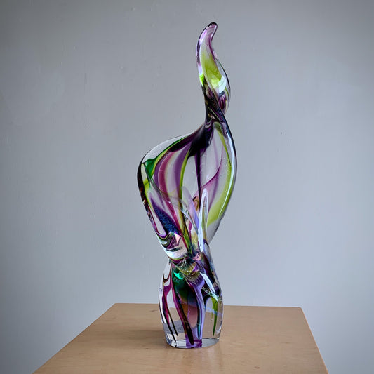 David Goldhagen Arm Up Twist in Purple/Green