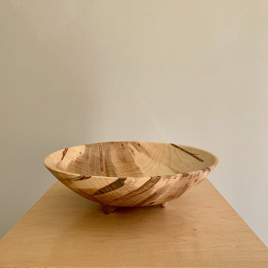 Bud Gray Ambrosia Maple Footed Bowl