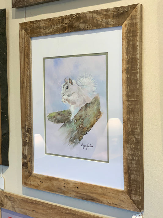 Maggie Graham "White Squirrel" Watercolor