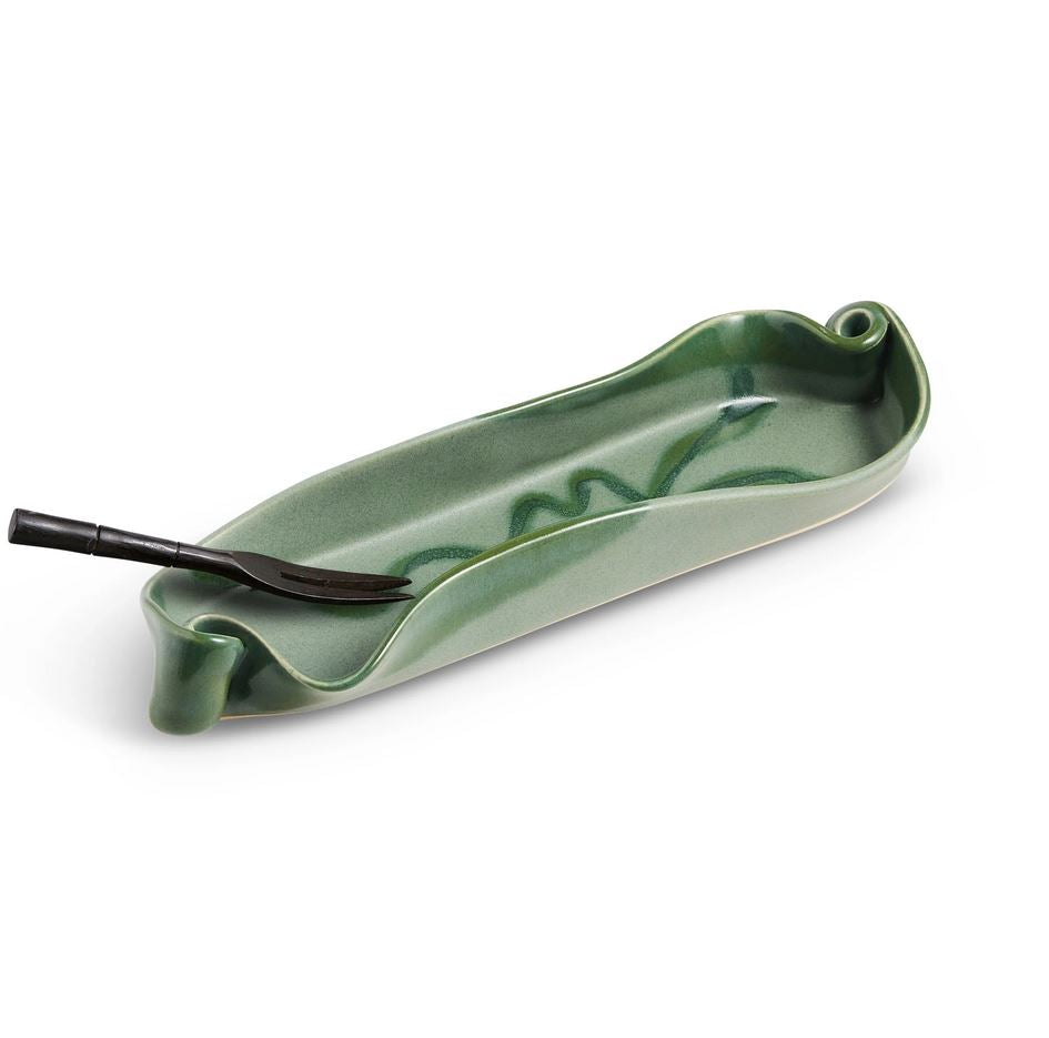 Olive Dish (w/Rosewood Fork Forest Green