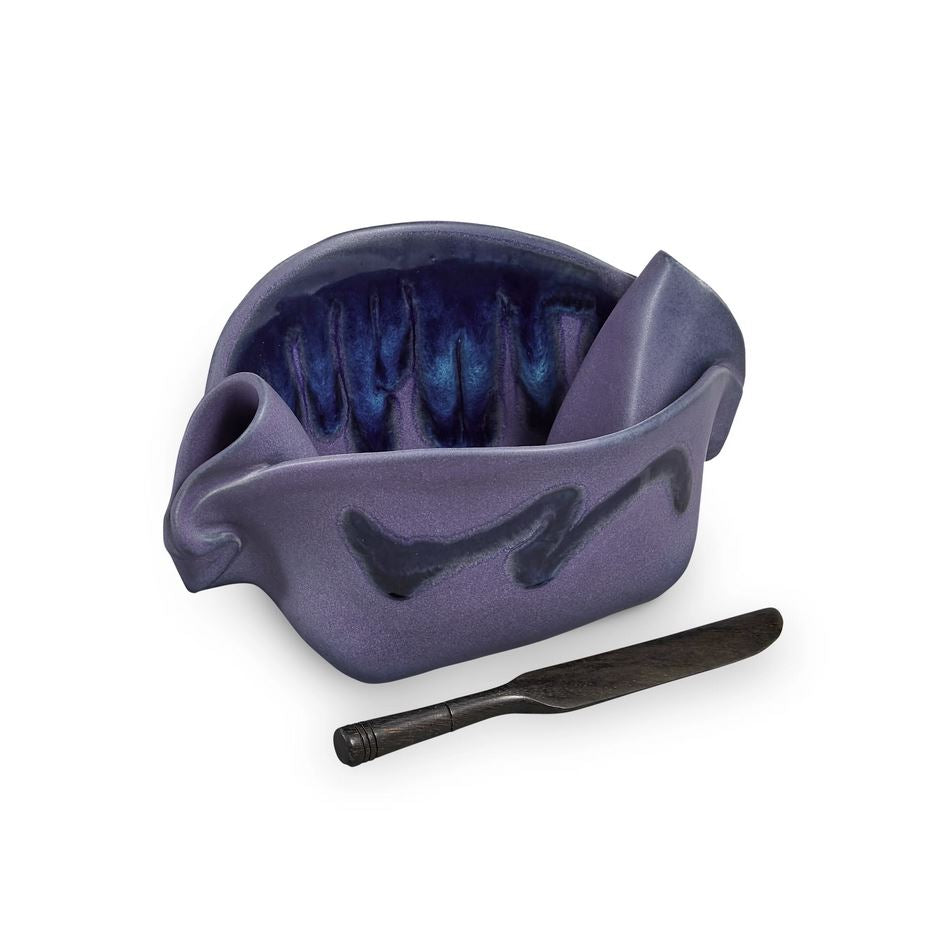 Pinch Pot (w/Knife) Periwinkle Blue