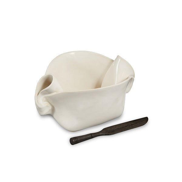 Pinch Pot (w/Knife) Simply White