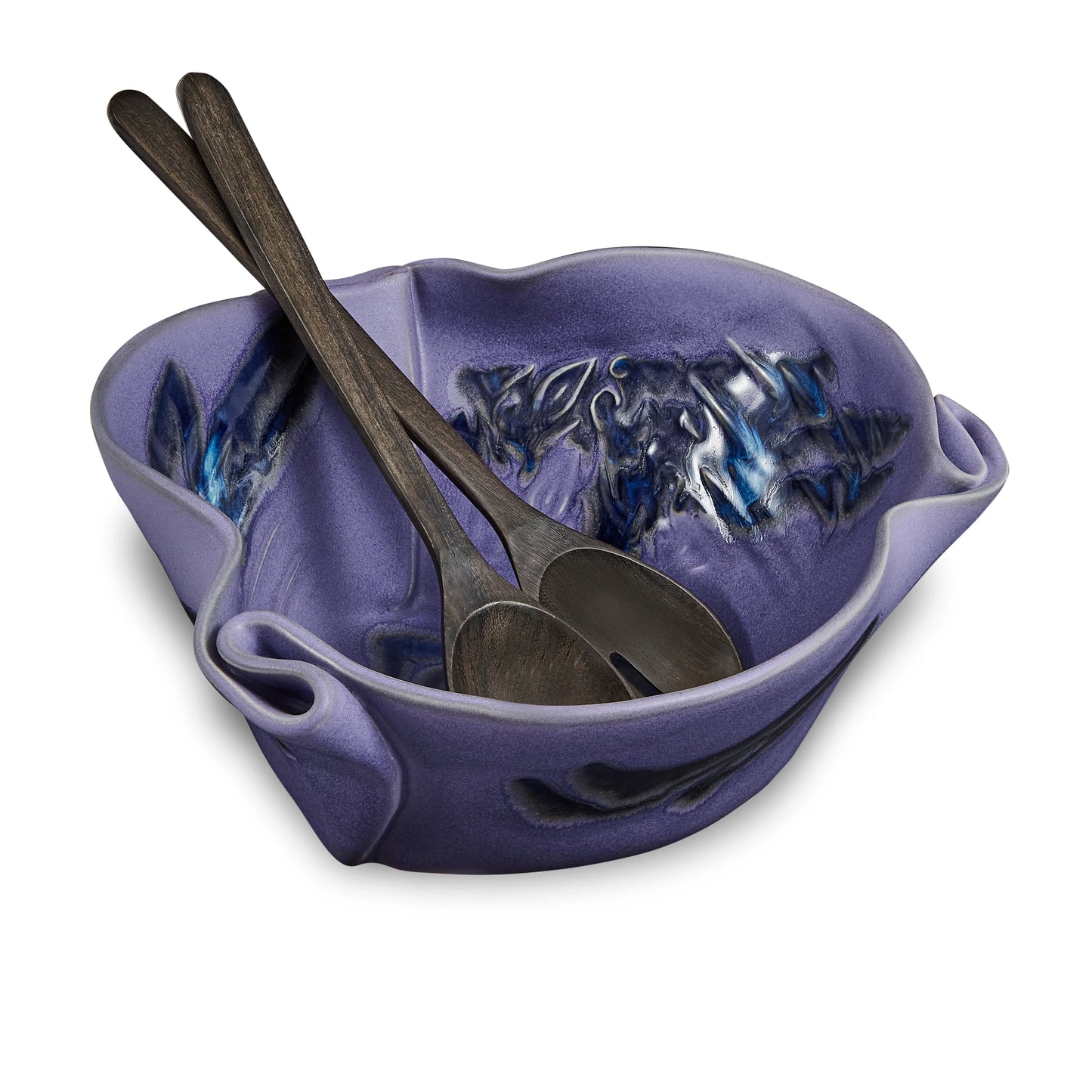 Serving Bowl (w/small pa Periwinkle Blue