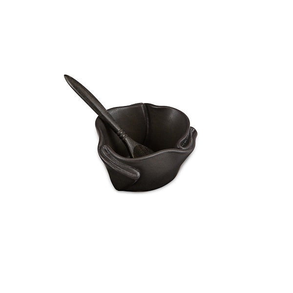 Tiny Pot (w/Tiny Spoon) Ebony