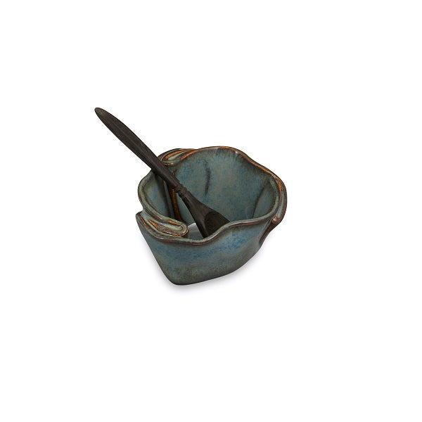 Tiny Pot (w/Tiny Spoon Medley Sable Edge