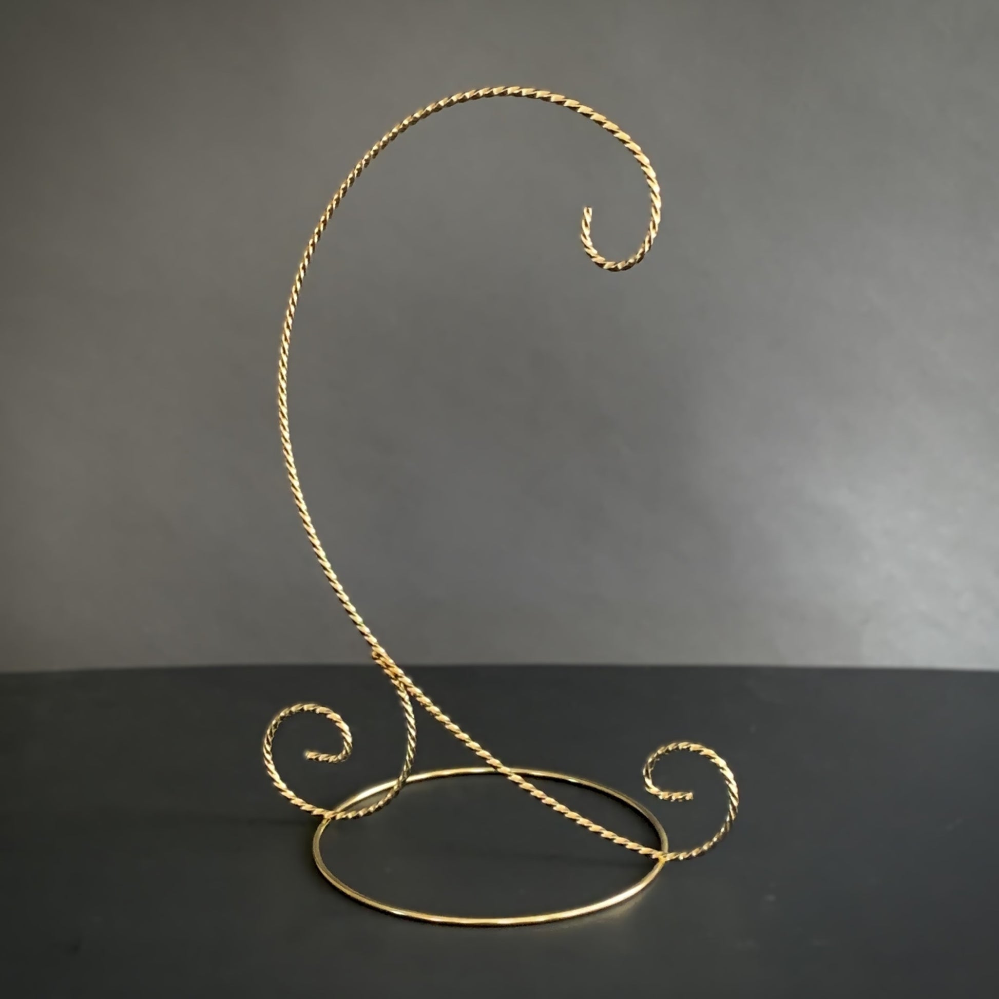 Hot Glass Alley Brass Ornament Stand