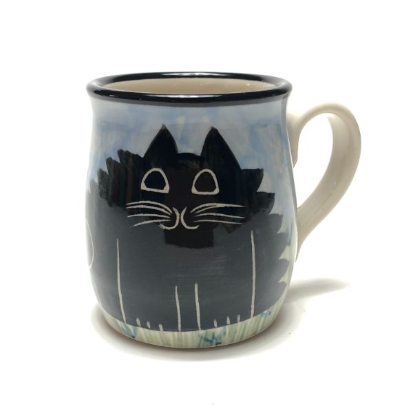 Mug, Cat Fat BLK