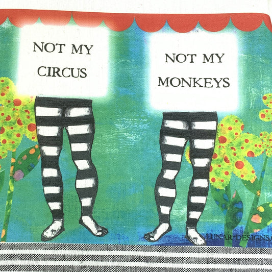 Lunar Designs Kitchen Towel #260 "Monkeys"