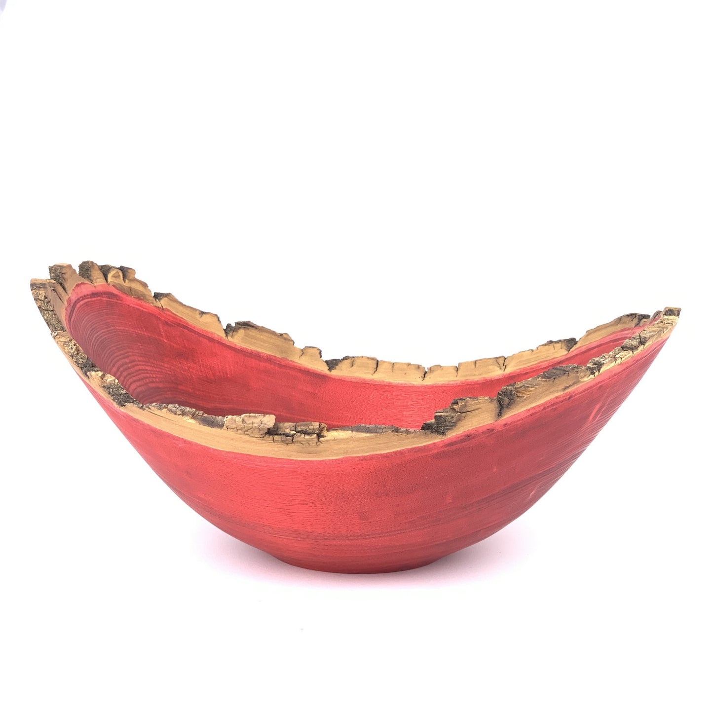 Steve Noggle Live Edge Dyed White Ash Bowl