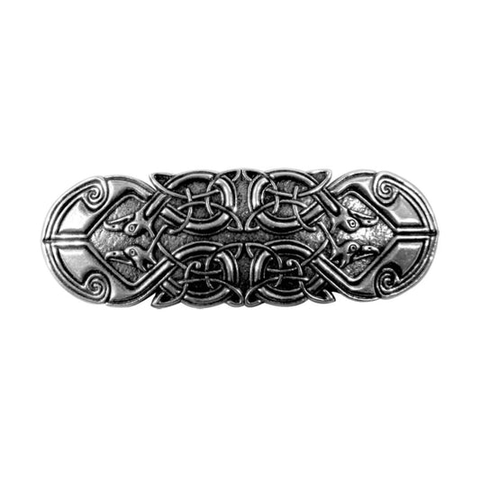 Oberon Design Celtic Peacock Barrette