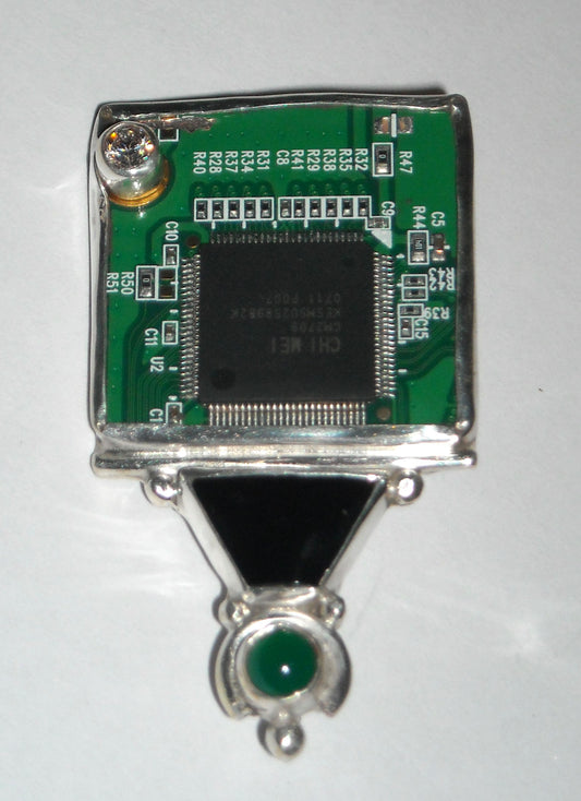 Katherine Palmer Sterling Silver Computer Circuit Pin