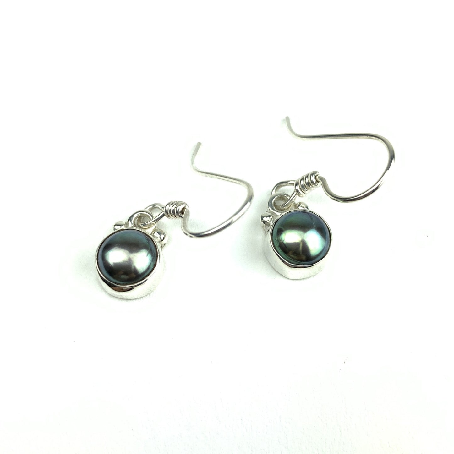 Katherine Palmer Black Pearl Earrings