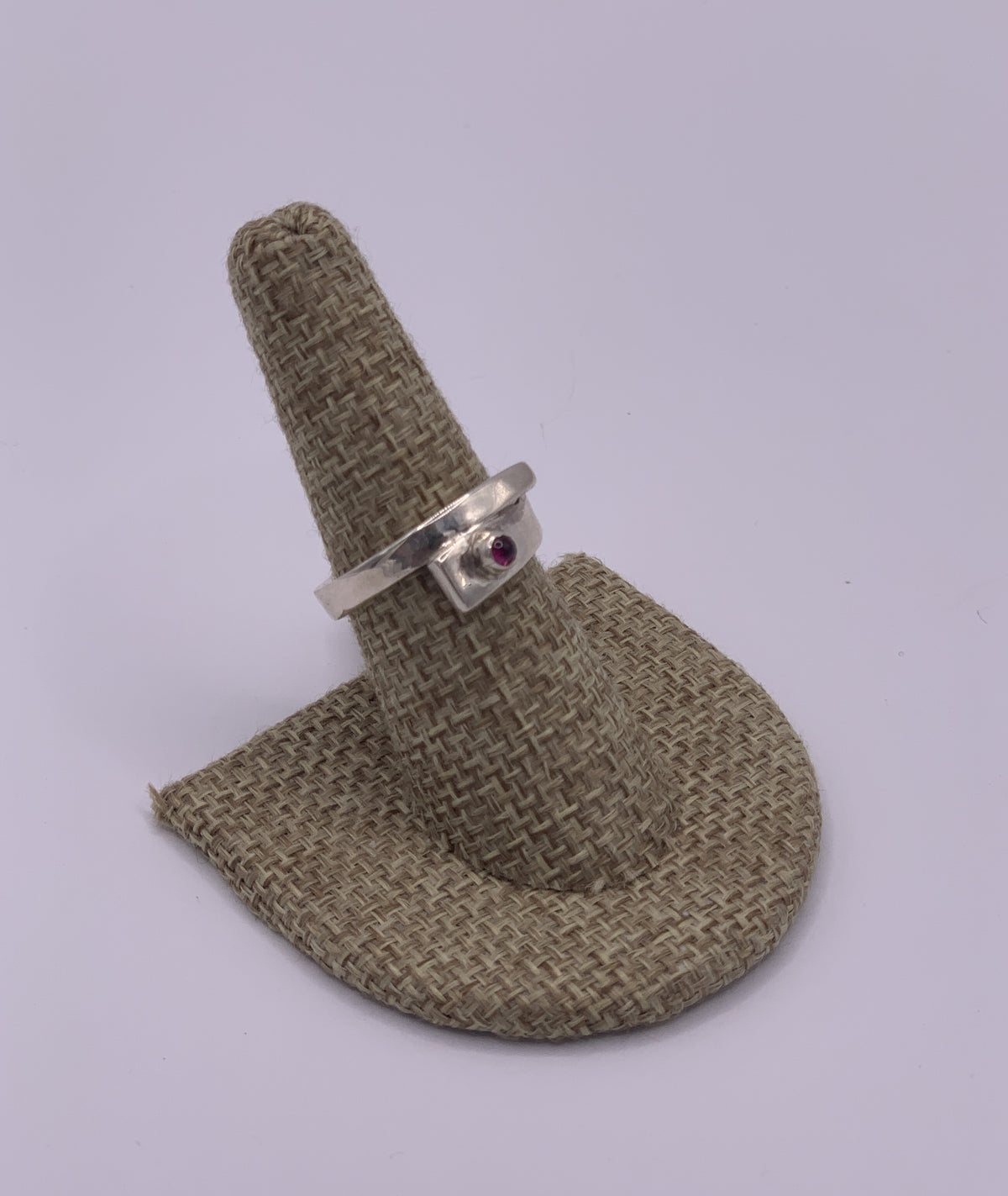 Katherine Palmer Sterling Silver Garnet Ring