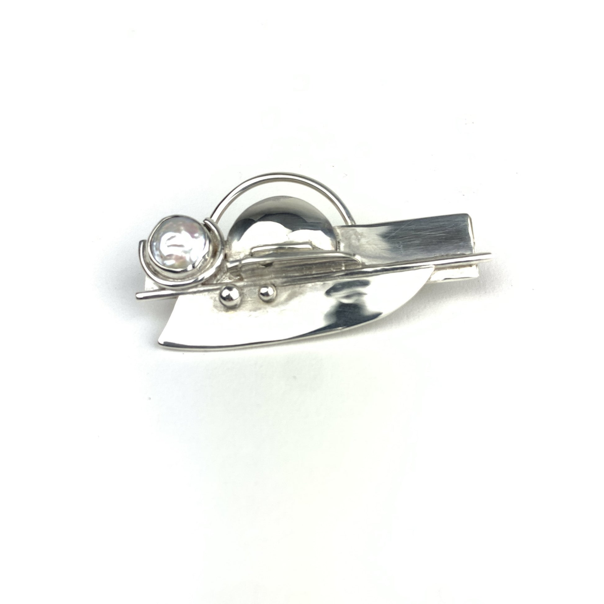 Katherine Palmer Sterling Silver Pin With Pearl