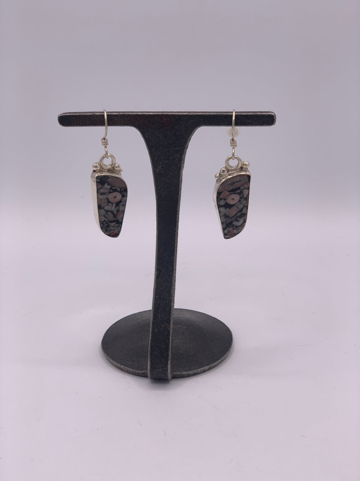 Katherine Palmer Sterling Silver Crinoid Earrings