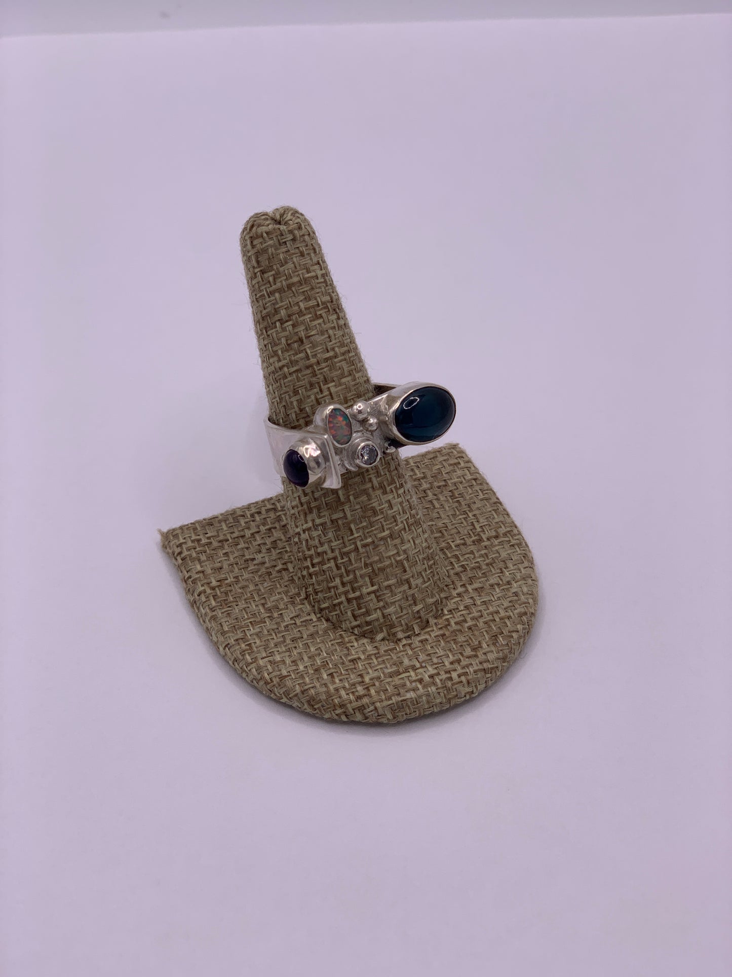 Katherine Palmer Multistone Rectangluar Ring