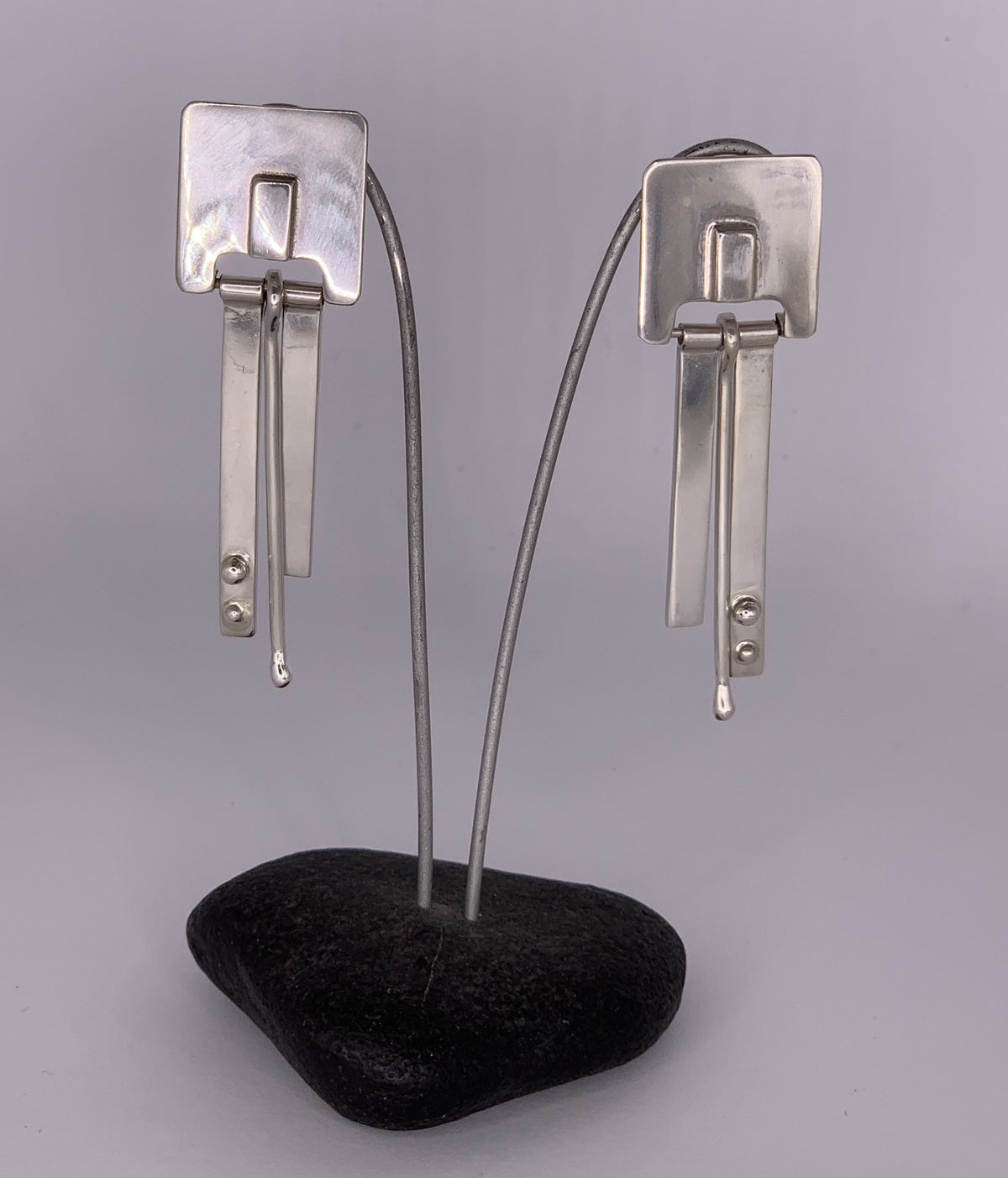 Katherine Palmer Square Art Deco Earrings