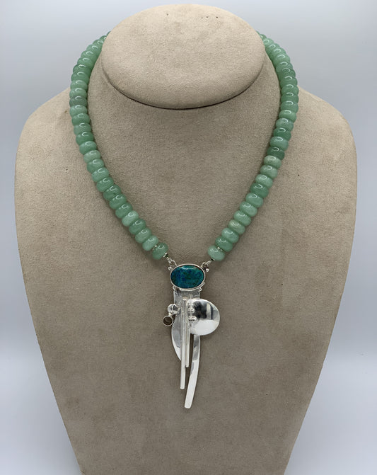 Katherine Palmer Chrysacolla Necklace